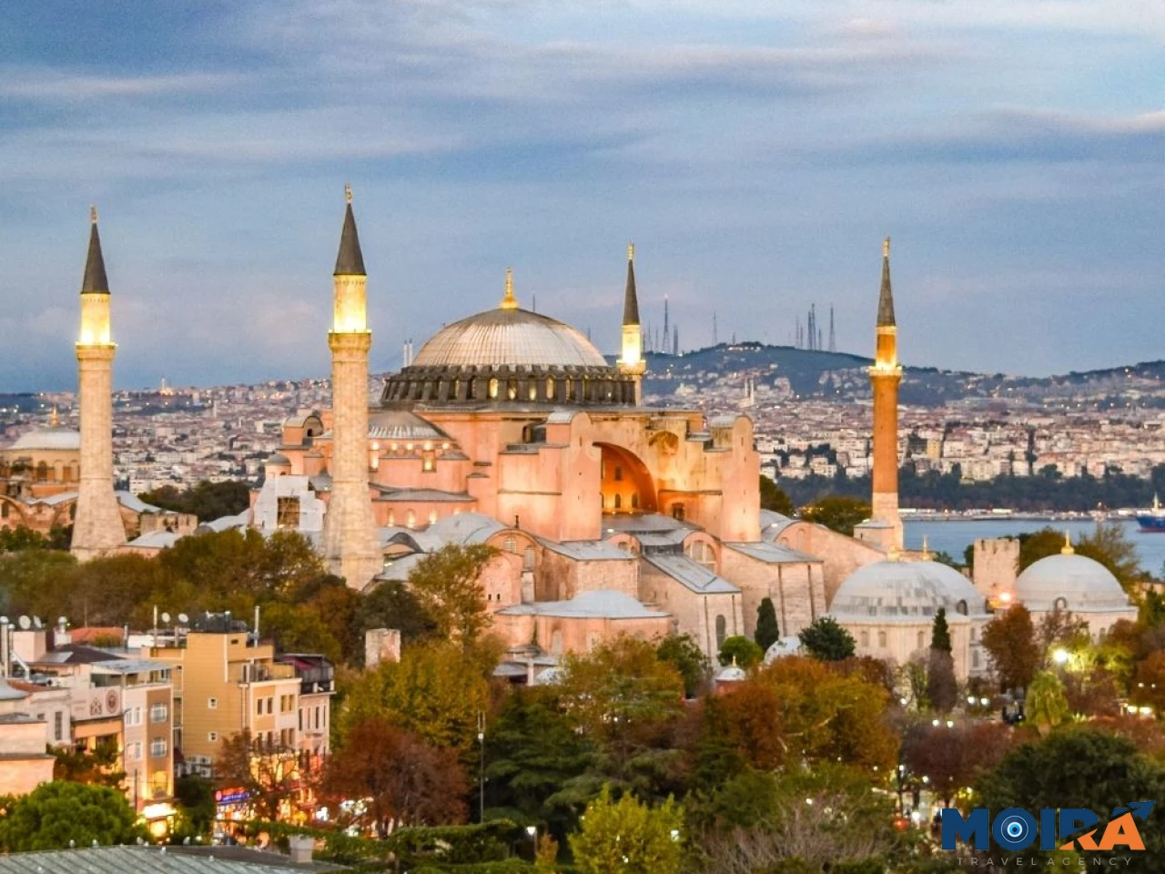 Hagia-Sophia-Sunset-Istanbul