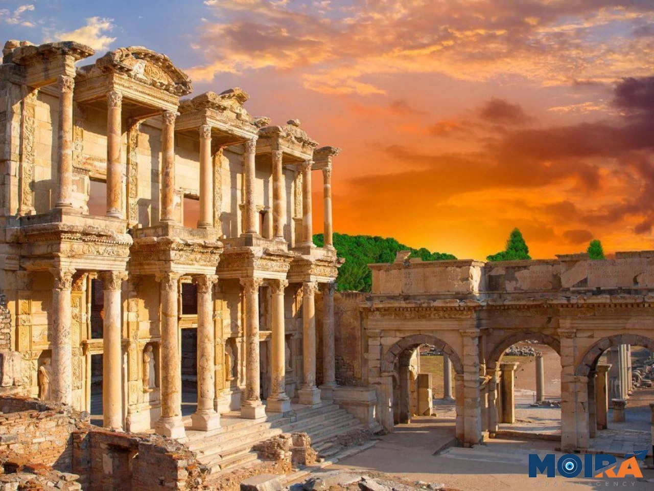 Library-of-Celsus-Ephesus-Front-Facade-Turkey