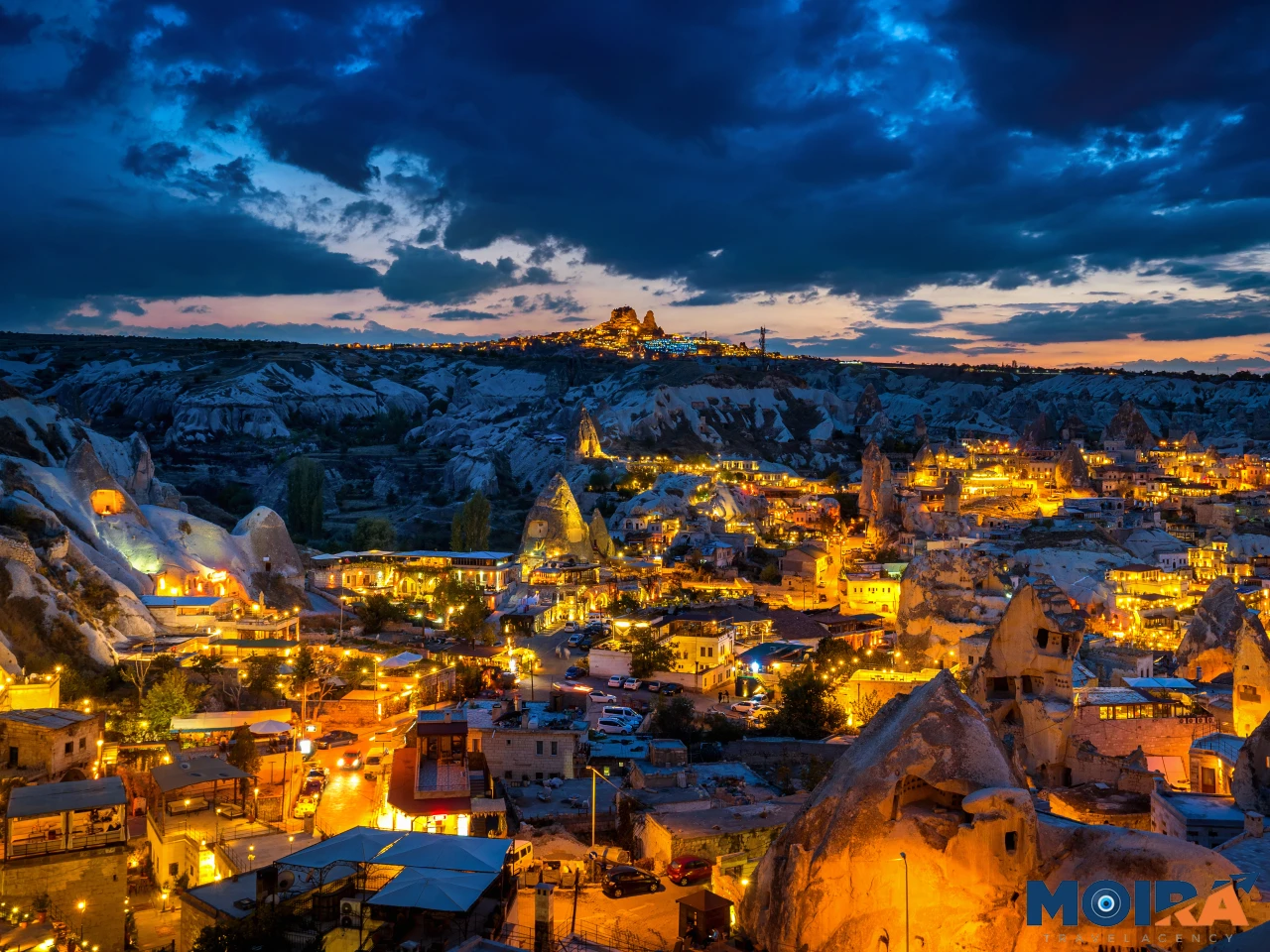 Cappadocia-Sunset-Panorama-with-Turkish-Flag-Turkey