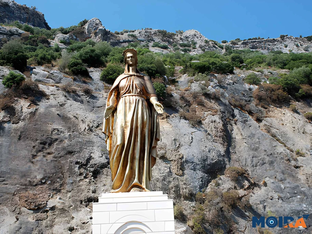 Virgin-Mary-Statue-on-Bülbüldağı-Kuşadası-Turkey