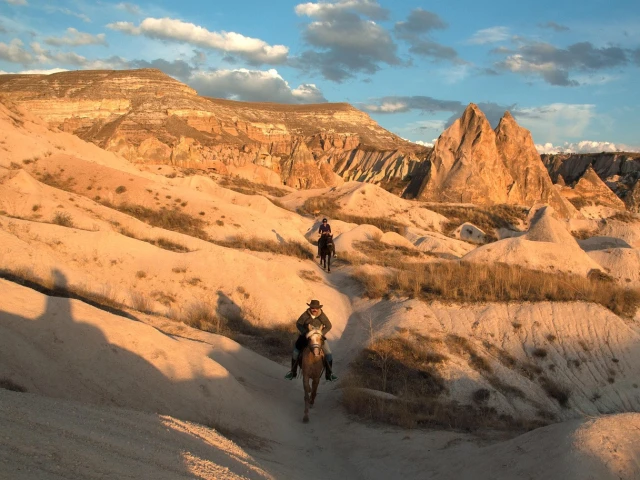 Horseback-Riding-through-Rocky-Terrain-Cappadocia-Turkey