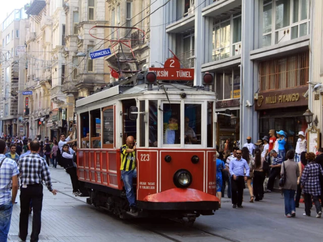 Istiklal-Street-Nostalgic-Tram-Istanbul-Turkey
